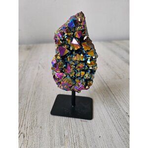 Kalifano quartz geode Crystal Rock decor unique sparkle